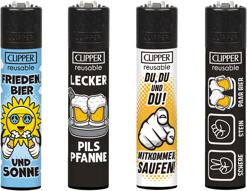 nachfüllbar, clipper, Flasche, Bier, Etikett