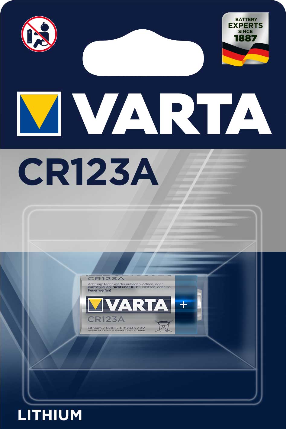 VARTA Lithium CR 123A