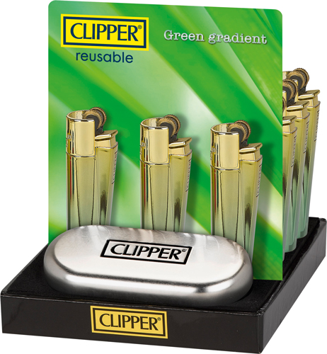 Clipper Feuerzeug "Green Ice"
