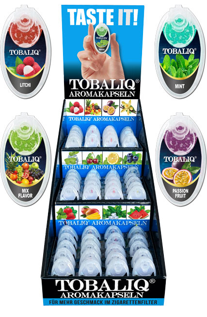 TobaliQ Aromakapseln Maxi-Display