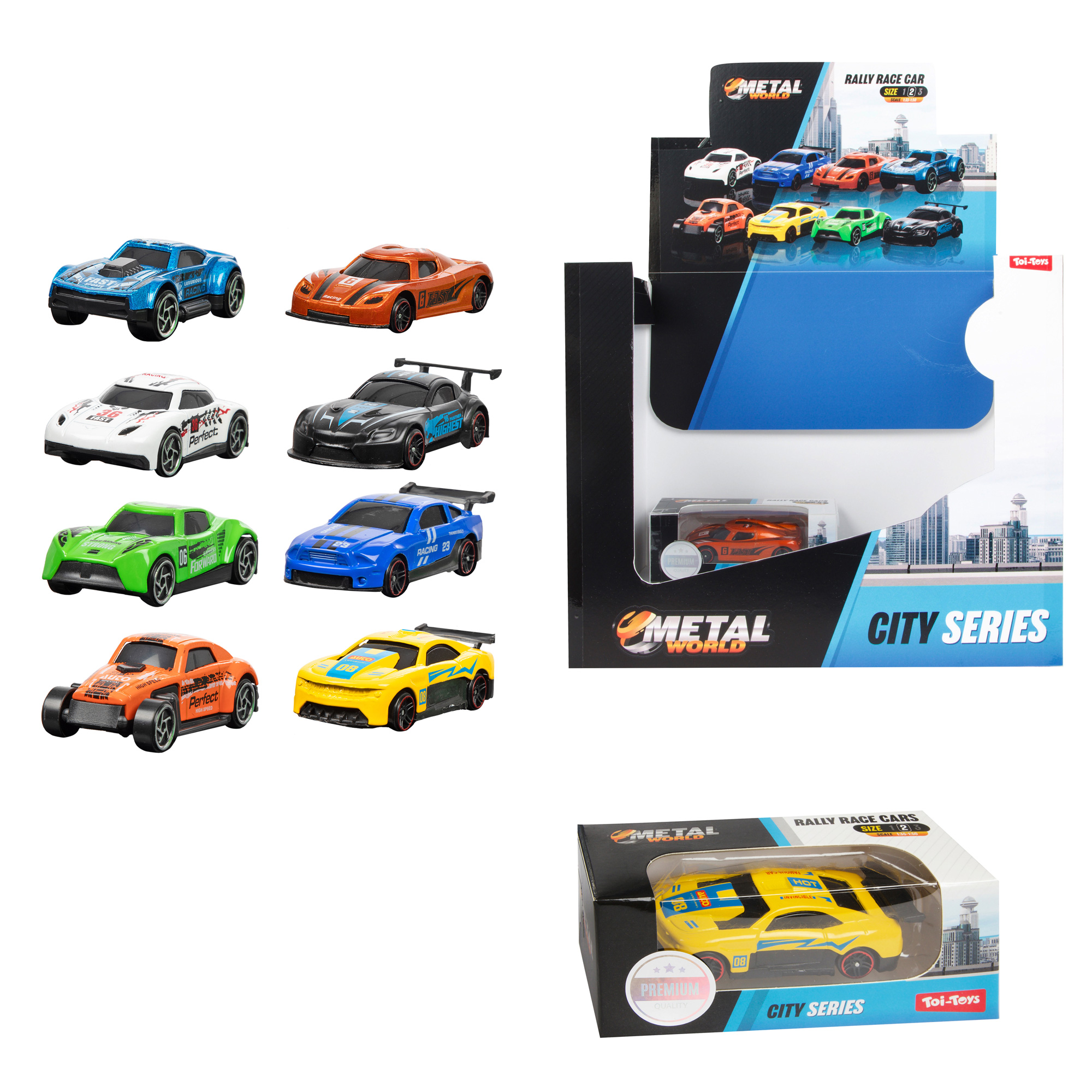 Modelle Autos, Drahtguss, Rallye Auto, Spielzeugautos, City Serie